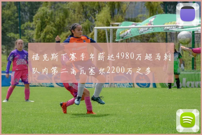 福克斯下赛季年薪达4980万超马刺队内第二高瓦塞尔2200万之多